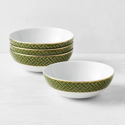 Garden Lattice Cereal Bowls, Set of 4