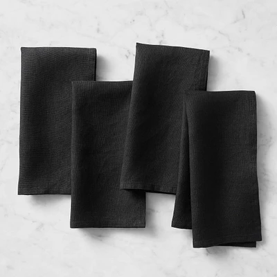 Italian Washed Linen Napkins, Set of 4