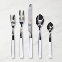 Capdeco Doric Clear Handled 5-Piece Flatware Set