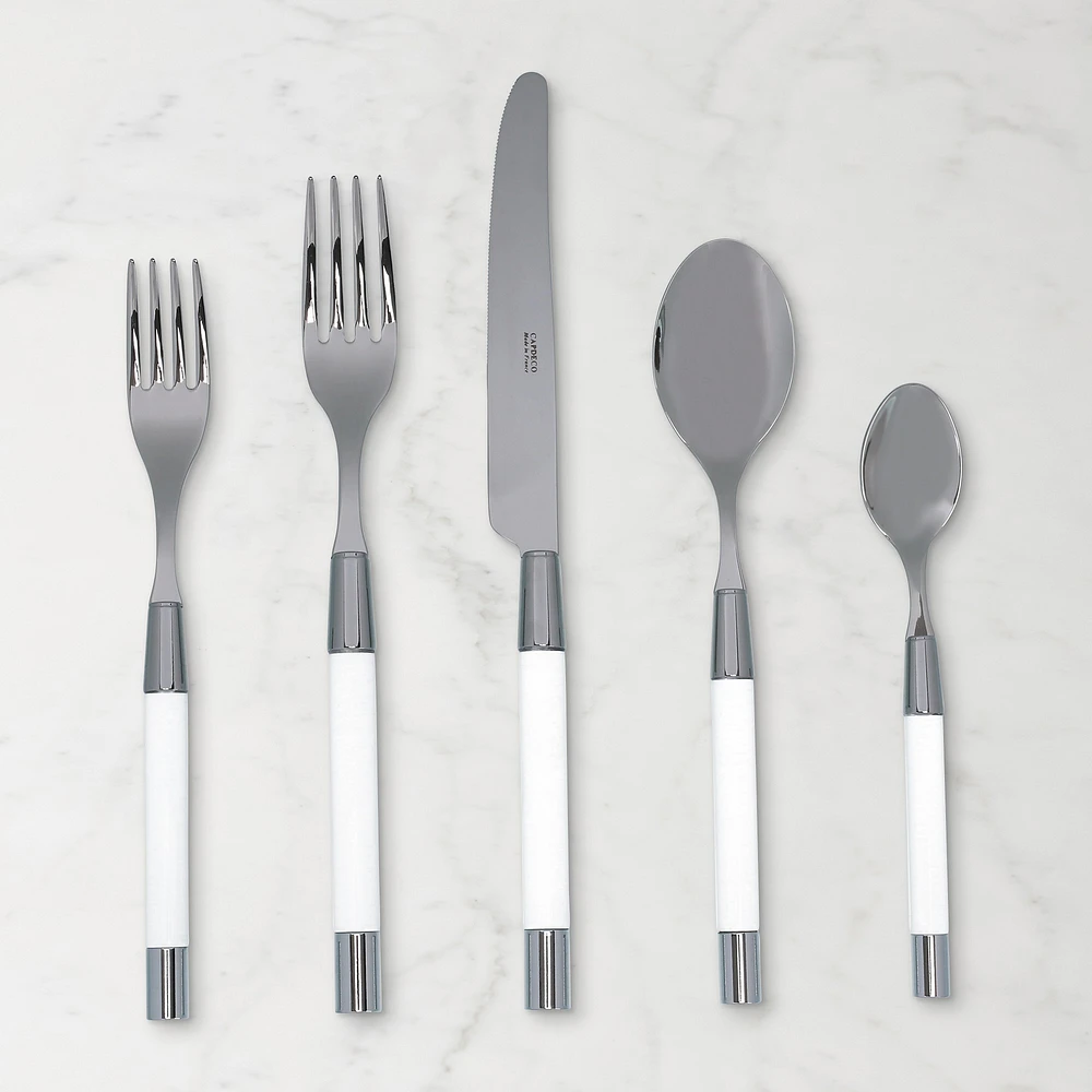 Capdeco Zoe Clear Handled 5-Piece Flatware Set