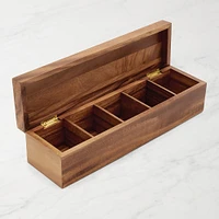 Ironwood Gourmet Townhouse Tea Box, Acacia Wood