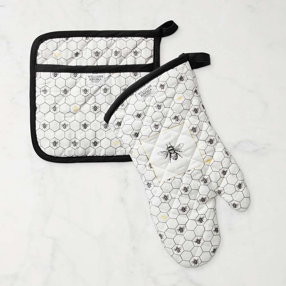 Honeycomb Oven Mitt & Potholder Set