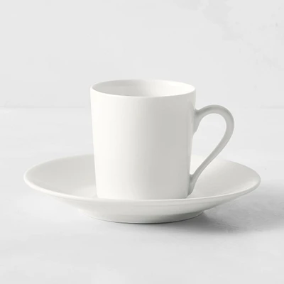 Apilco Tuileries Porcelain Espresso Cups & Saucers