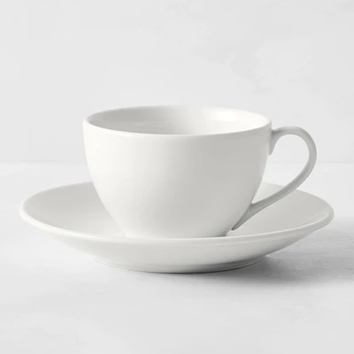 Apilco Tradition Porcelain Cups & Saucers