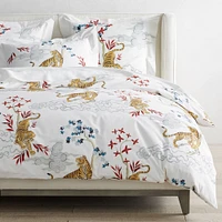 Kalden Tiger Printed Duvet Cover & Shams