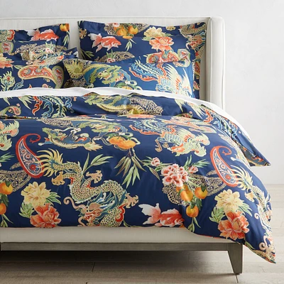 New Moon Printed Duvet Cover & Shams