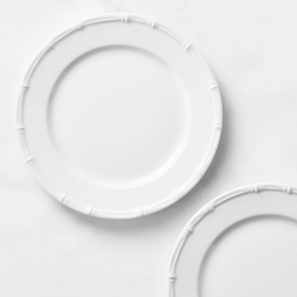 Pillivuyt Bamboo Porcelain Salad Plates