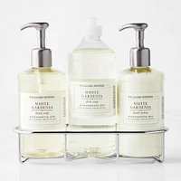 Williams Sonoma White Gardenia Hand Soap & Lotion 4-Piece Kitchen Set