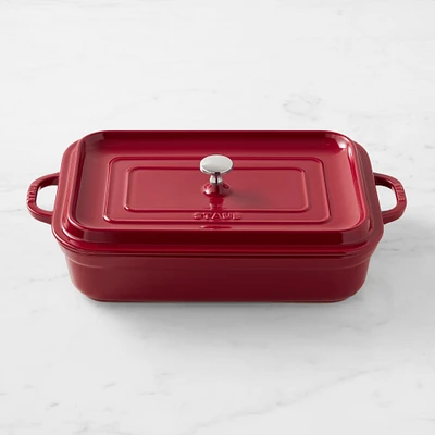 Staub Stoneware Rectangular Covered Baker, 4.8-Qt.