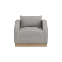 Fluted Base Swivel Armchair