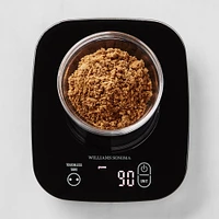 Williams Sonoma USB Black Glass Waterproof Scale