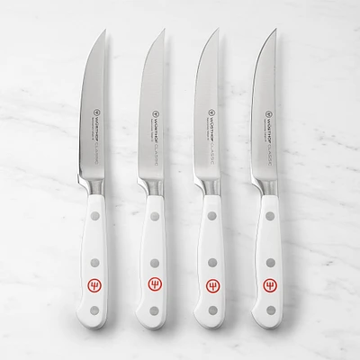 Wüsthof Classic White Steak Knives, Set of 4