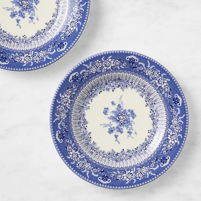 English Floral Salad Plates, Set of 4