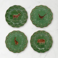 Bordallo Pinheiro Woods Salad Plates, Set of 4