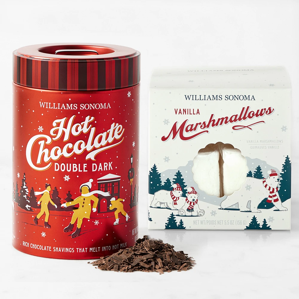 Williams Sonoma Double Dark Hot Chocolate & Vanilla Marshmallows