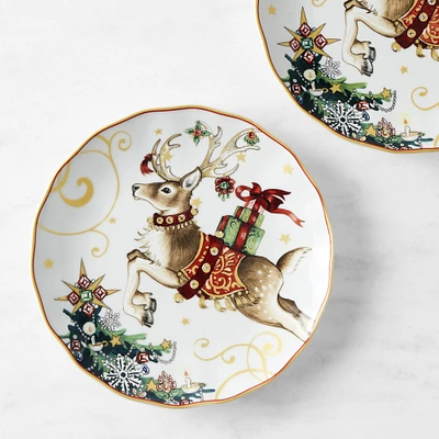 'Twas the Night Before Christmas Salad Plates