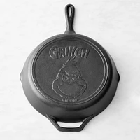 Lodge Seasoned Cast Iron Grinch Skillet, 12"