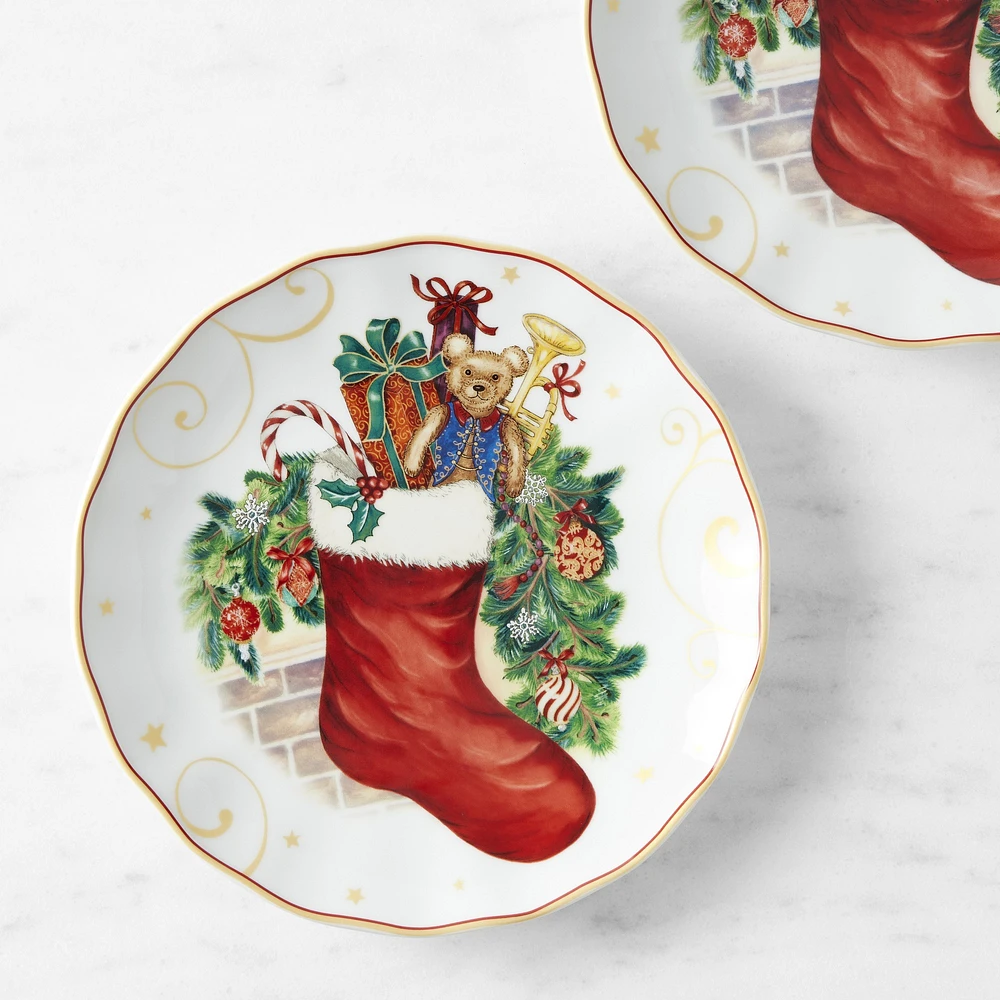 'Twas the Night Before Christmas Salad Plates