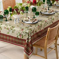 Holiday Forest Plaid Tablecloth