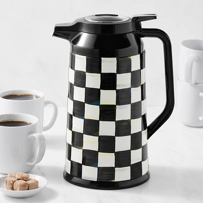 Mackenzie Childs Courtly Check Coffee Carafe