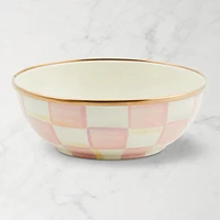 MacKenzie-Childs Rosy Check Everyday Bowl