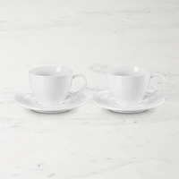 Le Creuset Cappuccino Cups & Saucers, Set of 2