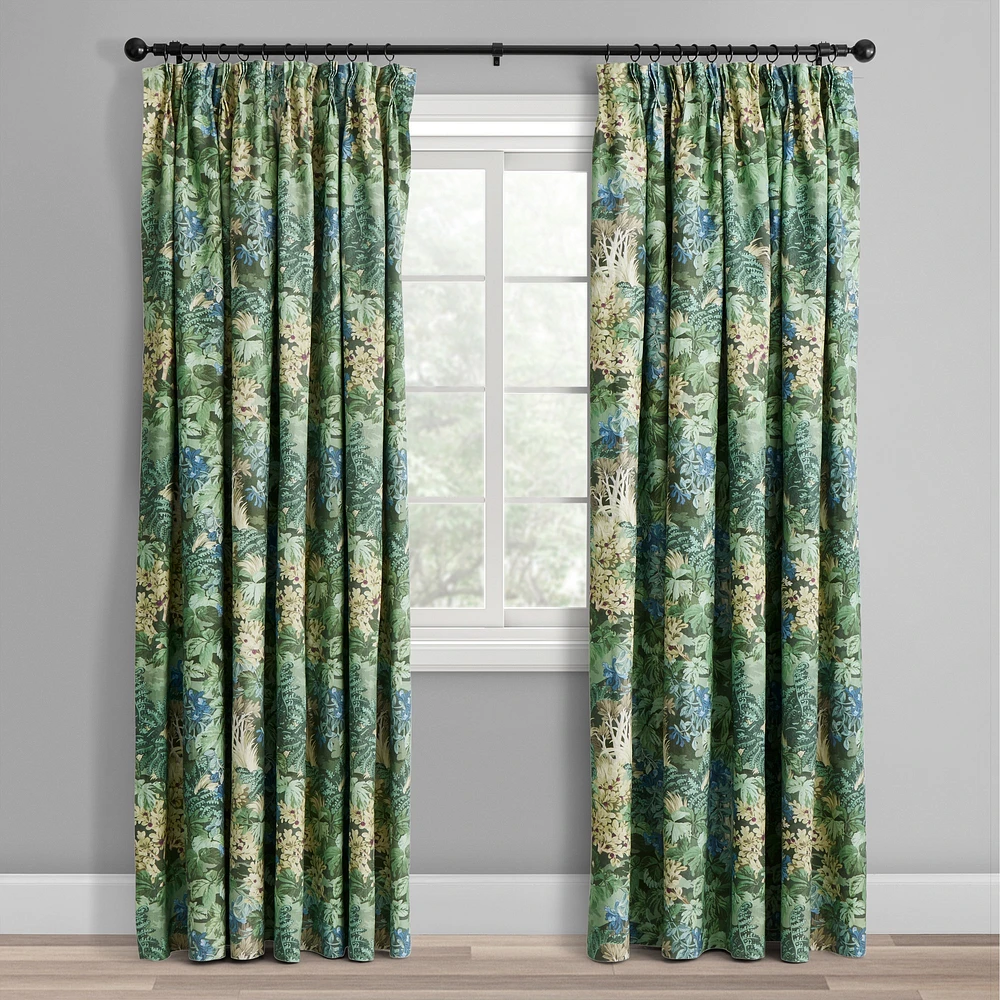 Fern Forest Pinch Pleat Curtains