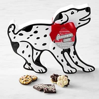 Williams Sonoma Peppermint Bark Trio Dog Tin