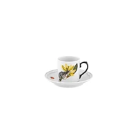 Petites Histoires Espresso Cup & Saucer, Set of 2