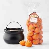 Williams Sonoma Halloween Hot Cocoa Cauldron & Pumpkin Marshmallows