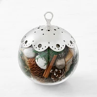 Williams Sonoma Winter Forest Potpourri in Glass Vessel