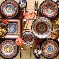 Sicily Red Melamine Dinnerware Collection