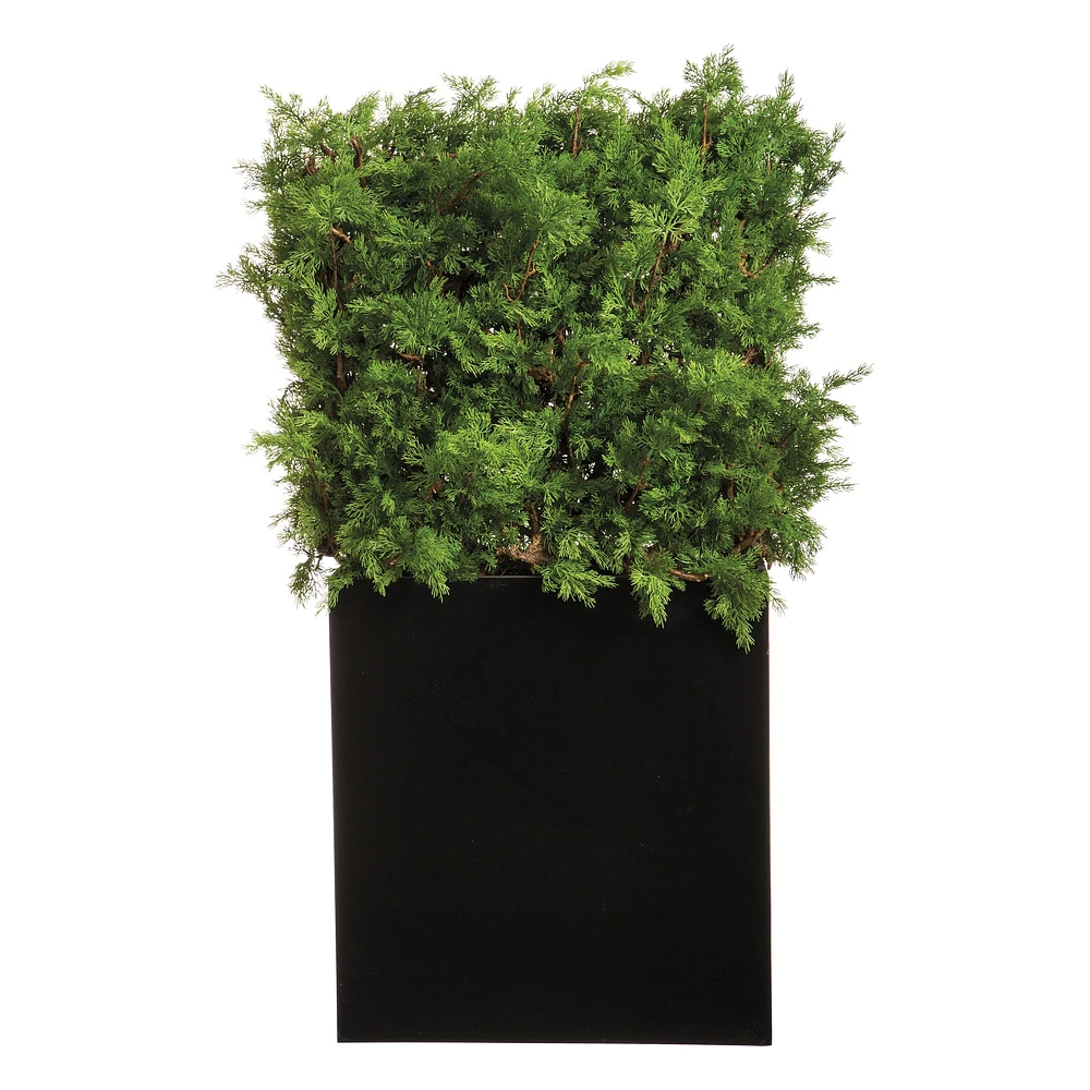 UV Protected Faux Juniper Hedge, 36"