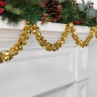 Jingle Bell Faux Garland, 6'