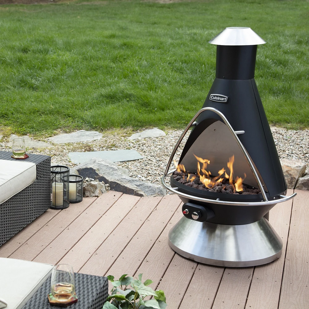 Cuisinart Chimenea Style Propane Fire Pit (29")