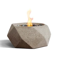 TerraFlame Geo Tabletop Fire Bowl (11")