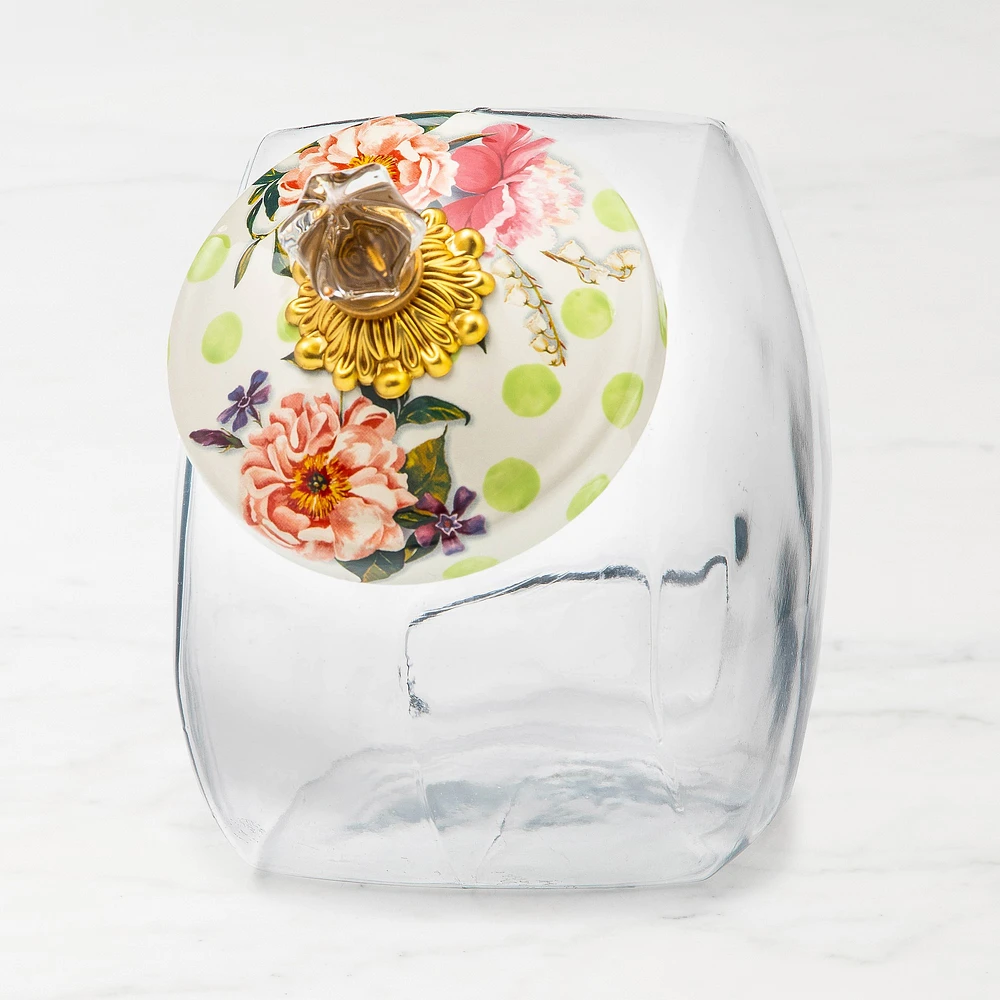 Mackenzie-Childs Wildflowers Enamel Cookie Jar