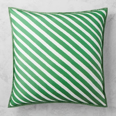 Painted Stripe Silk Pillow Cover