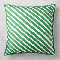 Painted Stripe Silk Pillow Cover