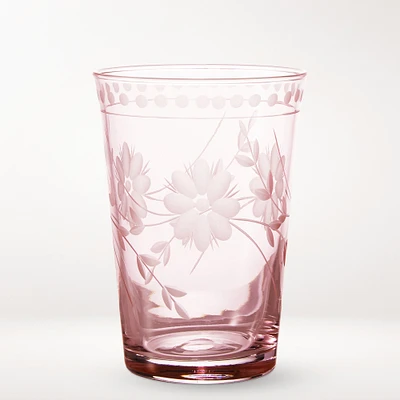 Vintage Etched Tumblers