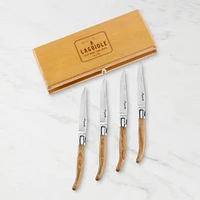 Jean Dubost Laguiole Olivewood Steak Knives Set