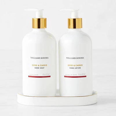 Home Fragrance Rose and Cassis 3-Piece Hand Soap Lotion Set