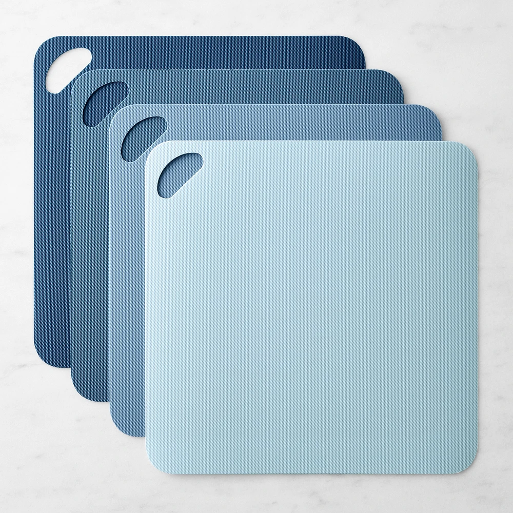 Dexas Flex Mats Blue Tones, Set of 4