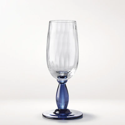 Provençal Champagne Flutes Glasses