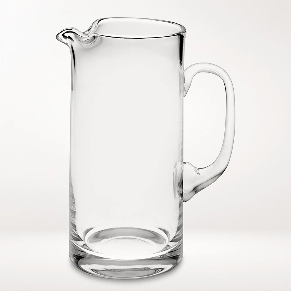 Tall Glass Pitcher