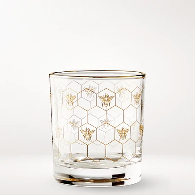 Honeycomb Double Old-Fashioned Glasses