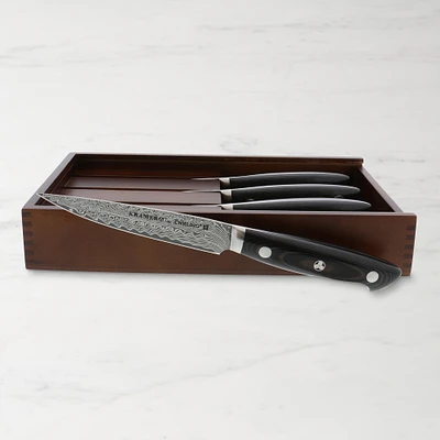 Zwilling Bob Kramer Damascus Steel Steak Knives, Set of 4