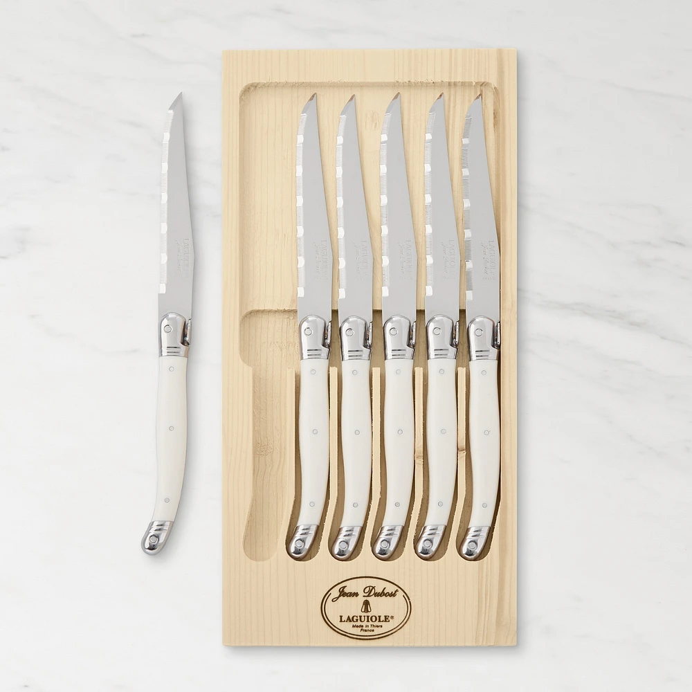 Jean Dubost Laguiole Steak Knives, Set of 6