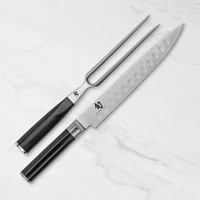 Shun Classic Carving Knife & Meat Fork Set