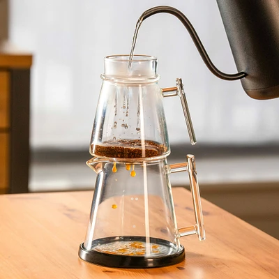 Pure Over Glass Pour-Over XL Coffee Brew Kit